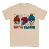 Mushroom tis the season skull winter Classic Tee - FaDigitalArtStudio