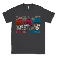 Smoke tis the season skull winter Classic Tee - FaDigitalArtStudio
