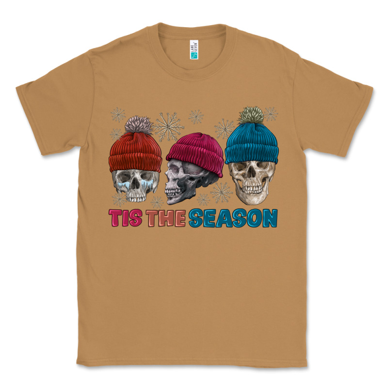 Tis The Season Skull Winter Classic Tee by FaDigitalArtStudio | Teevron