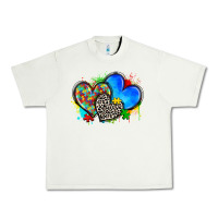 Pistachio autism hearts Urban Heavy Tee - Zillion Design Studio