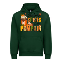 Forest Green whatever spices your pumpkin Urban Hoodie - MaliasSmallBusiness