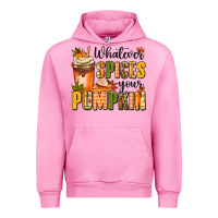 Fuchsia Pink whatever spices your pumpkin Urban Hoodie - MaliasSmallBusiness