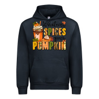 Navy whatever spices your pumpkin Urban Hoodie - MaliasSmallBusiness