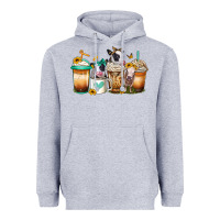 Heather Grey heifers coffee cups Heavyweight Hoodie - Jasminsmagicworld