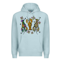 Blue Mist mardi gras crawfish Premium Hoodie - MaliasSmallBusiness