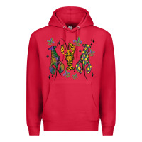 Cardinal mardi gras crawfish Premium Hoodie - MaliasSmallBusiness