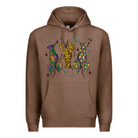 Chestnut mardi gras crawfish Premium Hoodie - MaliasSmallBusiness