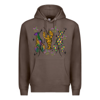 Coffee mardi gras crawfish Premium Hoodie - MaliasSmallBusiness