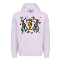 Lilac mardi gras crawfish Premium Hoodie - MaliasSmallBusiness