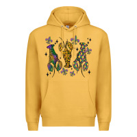 Mustard mardi gras crawfish Premium Hoodie - MaliasSmallBusiness