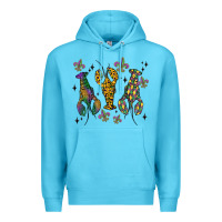 Ocean Blue mardi gras crawfish Premium Hoodie - MaliasSmallBusiness
