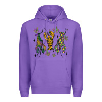 Purple mardi gras crawfish Premium Hoodie - MaliasSmallBusiness
