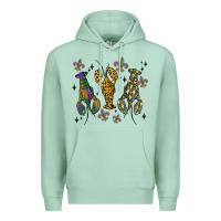 Seafoam mardi gras crawfish Premium Hoodie - MaliasSmallBusiness