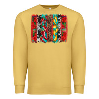 Antique Gold cinco de mayo vibes brushstrokes Premium Sweatshirt - Artiststas