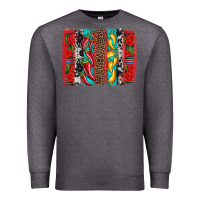 Charcoal Heather cinco de mayo vibes brushstrokes Premium Sweatshirt - Artiststas