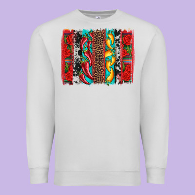 Cinco De Mayo Vibes Brushstrokes Premium Sweatshirt Designed By Artiststas