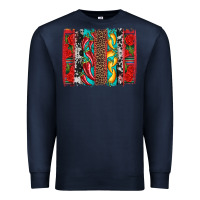 Navy cinco de mayo vibes brushstrokes Premium Sweatshirt - Artiststas