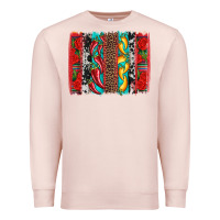 Pale Pink cinco de mayo vibes brushstrokes Premium Sweatshirt - Artiststas