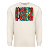 Sandshell cinco de mayo vibes brushstrokes Premium Sweatshirt - Artiststas