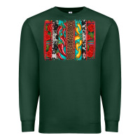 Sports Green cinco de mayo vibes brushstrokes Premium Sweatshirt - Artiststas