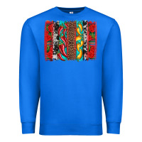 True Royal cinco de mayo vibes brushstrokes Premium Sweatshirt - Artiststas