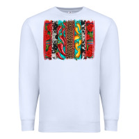 White cinco de mayo vibes brushstrokes Premium Sweatshirt - Artiststas