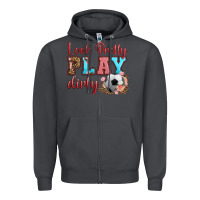 Smoke look pretty play dirty soccer Zipper Hoodie - HRA Design Shop