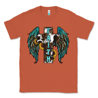 Copper western wings cross Classic Tee - RanaPortraitStore