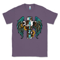 Lavender western wings cross Classic Tee - RanaPortraitStore
