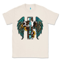 Natural western wings cross Classic Tee - RanaPortraitStore