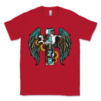 Red western wings cross Classic Tee - RanaPortraitStore