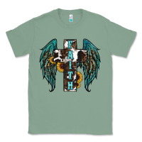 Sage western wings cross Classic Tee - RanaPortraitStore