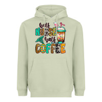 Matcha half nurse half coffee Heavyweight Hoodie - Jasminsmagicworld