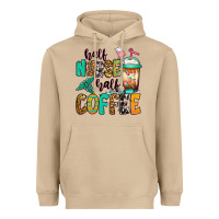 Mushroom half nurse half coffee Heavyweight Hoodie - Jasminsmagicworld