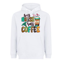 White half nurse half coffee Heavyweight Hoodie - Jasminsmagicworld