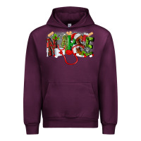 Mauve Wine nurse christmas Urban Hoodie - MaliasSmallBusiness