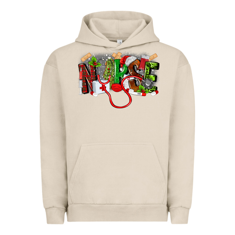 Nurse Christmas Urban Hoodie by MaliasSmallBusiness | Teevron
