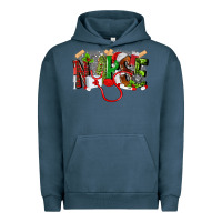 Pigment Midnight Navy nurse christmas Urban Hoodie - MaliasSmallBusiness