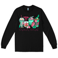 Black respiratory therapist coffee cups Long Sleeve Tee - Zillion Design Studio