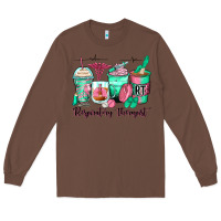Chestnut respiratory therapist coffee cups Long Sleeve Tee - Zillion Design Studio