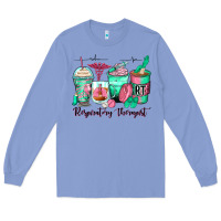 Colony Blue respiratory therapist coffee cups Long Sleeve Tee - Zillion Design Studio