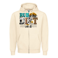 Sandshell rub some dirt on it soccer Zipper Hoodie - HRA Design Shop
