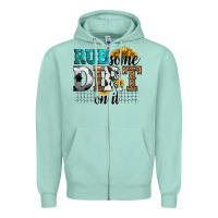 Seafoam rub some dirt on it soccer Zipper Hoodie - HRA Design Shop