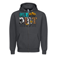Smoke rub some dirt on it soccer Zipper Hoodie - HRA Design Shop