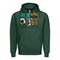 Sports Green rub some dirt on it soccer Zipper Hoodie - HRA Design Shop