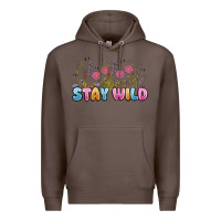 Coffee stay wild Premium Hoodie - MaliasSmallBusiness