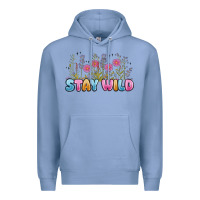 Colony Blue stay wild Premium Hoodie - MaliasSmallBusiness