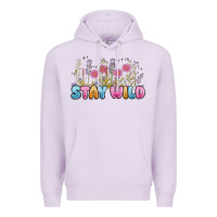 Lilac stay wild Premium Hoodie - MaliasSmallBusiness