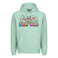 Seafoam stay wild Premium Hoodie - MaliasSmallBusiness