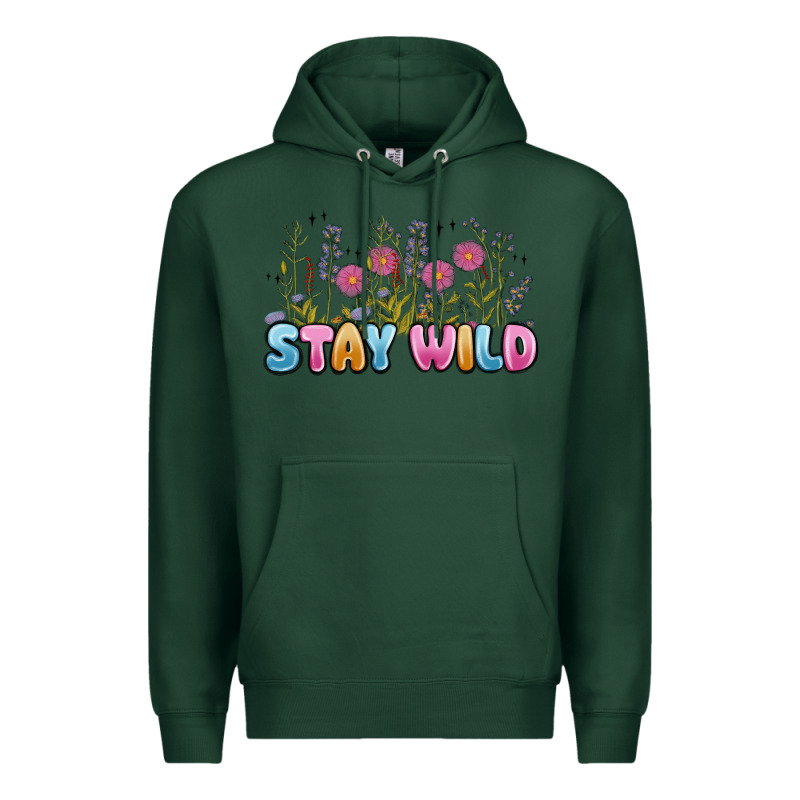 Stay Wild Premium Hoodie by MaliasSmallBusiness | Teevron